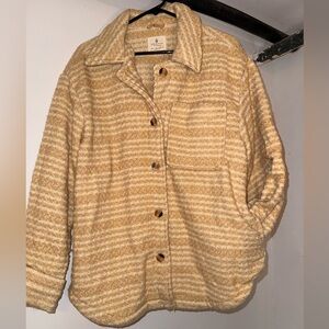Chic Tan Teddy Jacket